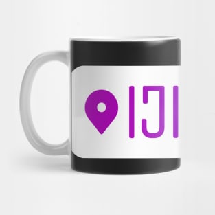 Ijincho Instagram Location Tag Mug